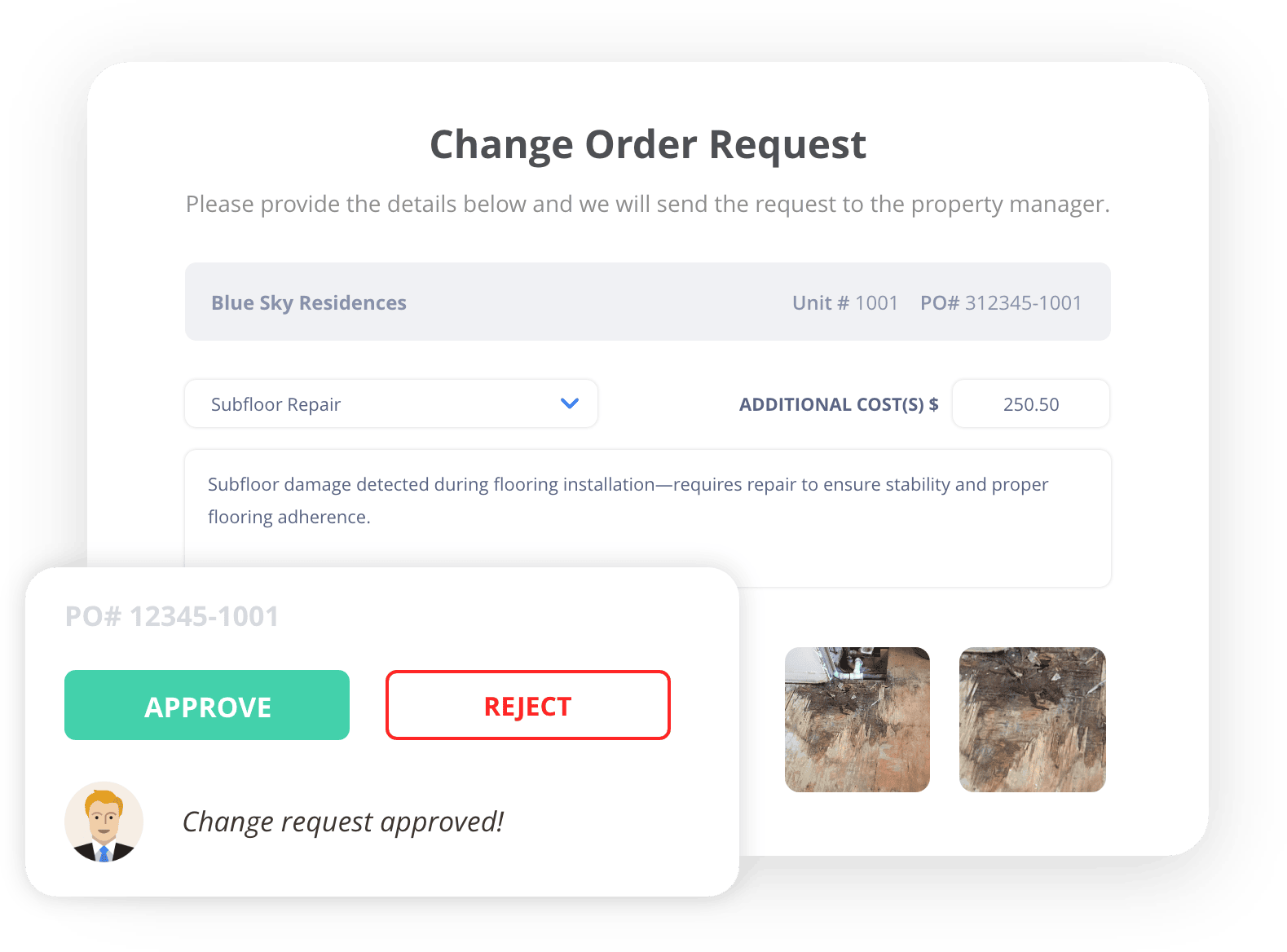 Approve Change Orders