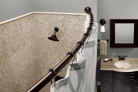 Curved Shower Rod