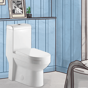 EB23022 Elongated One-Piece Toilet