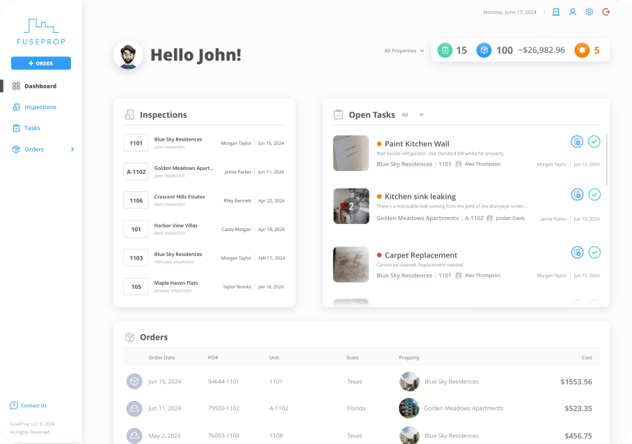 Fuseprop Dashboard